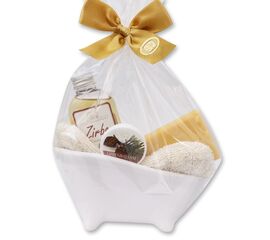 Wellness Set 5-teilig, hochwertige, schafsmilch, schafmilch, lippenbalsam, Waschlappen