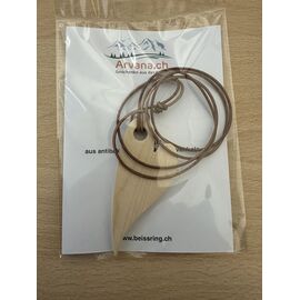 Verlegenheitsknopf aus unbehandeltem, natürlichen Zirben-Arvenholz für unsere liebsten Menschenkinder zwischen 2-5 Jahre