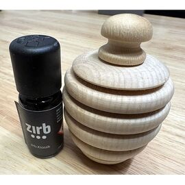 Arvenholz-Zapfen mit ätherischem Öl Arve/Zirbe "Pur"10ml zum Tropfen als Set