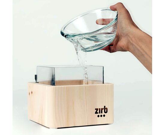 Glasschale für zirb-Luft um die Raumfeuchtigkeit etwas zu erhöhen