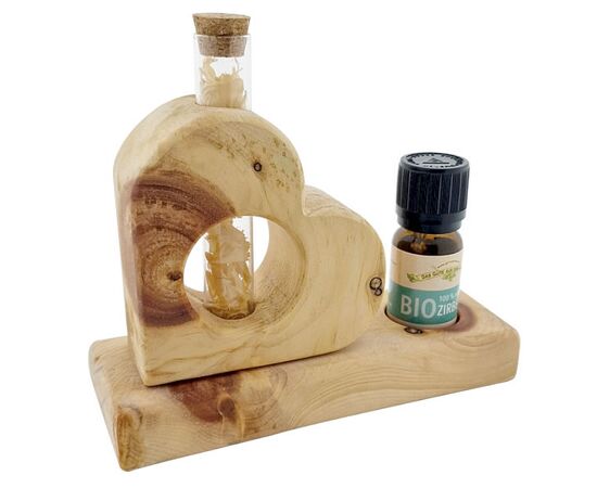BIO Zirbenöl 10 ml 100% naturrein mit Zirbenherz
