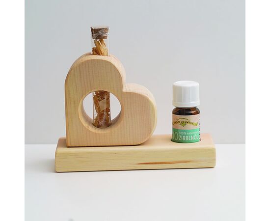 BIO Zirbenöl 10 ml 100% naturrein mit Zirbenherz