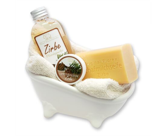 Wellness Set 5-teilig, hochwertige, schafsmilch, schafmilch, lippenbalsam, Waschlappen