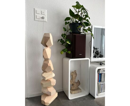 Holzsteine aus Arvenholz, Größe ca.80 cm, Unbehandelt