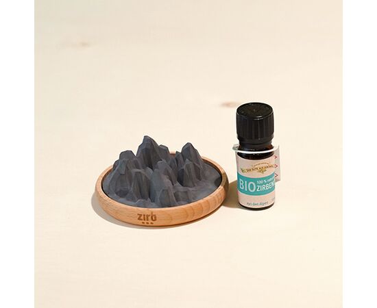 Duftspender aus Stein Fragrance Diffuser mit einem Bio-Zirbenöl 10ml
